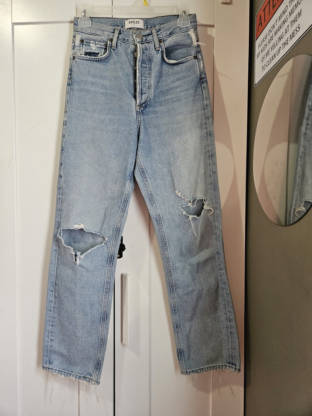 AGOLDE 90's Distressed Jeans